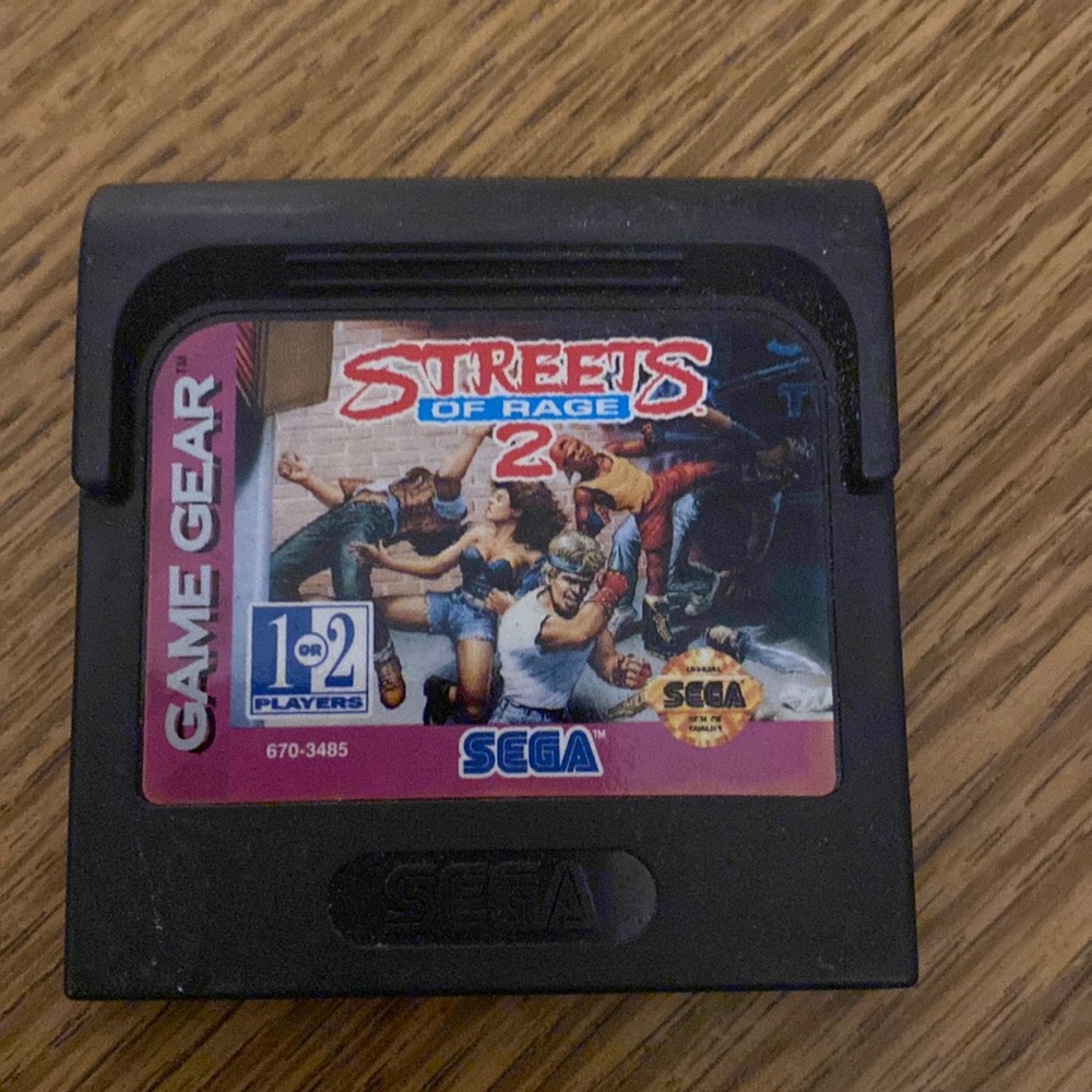 Rare Sega Street of rage two